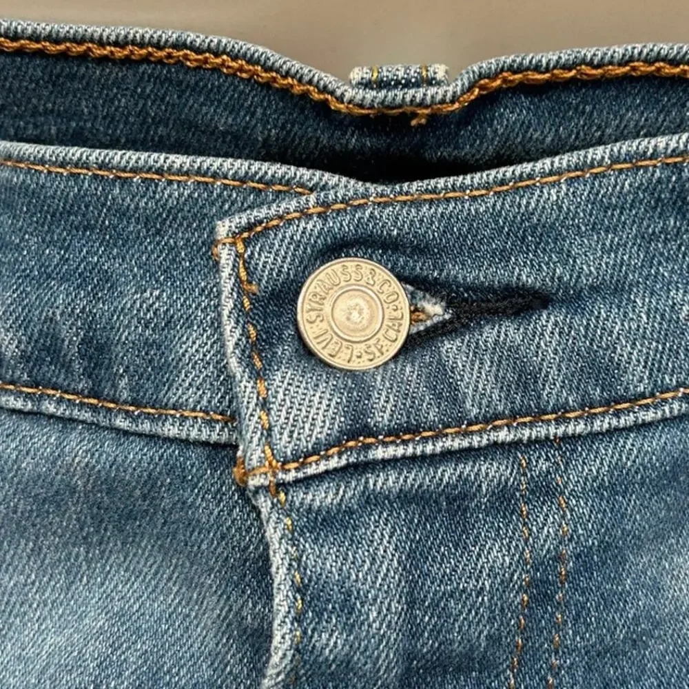 Levi's 511 Slim Fit Jeans Mens W36 L30 Blue Stretch Denim Pants Medium Wash